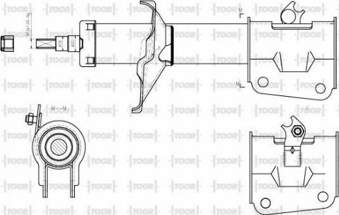 TOOR SG11471 - Ammortizzatore autozon.pro