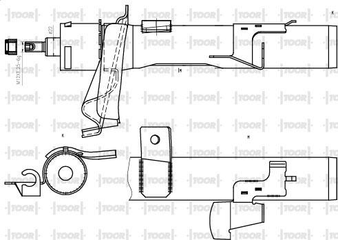 TOOR SG11530 - Ammortizzatore autozon.pro