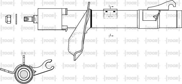 TOOR SG11520 - Ammortizzatore autozon.pro