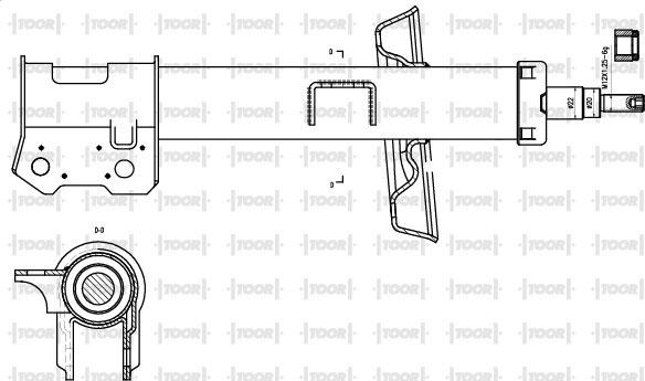 TOOR SG11690 - Ammortizzatore autozon.pro