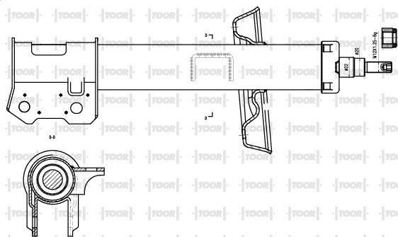 TOOR SG11691 - Ammortizzatore autozon.pro