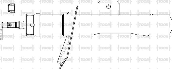 TOOR SG11661 - Ammortizzatore autozon.pro