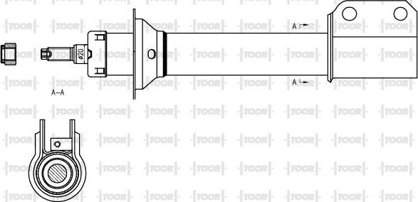 TOOR SG11050 - Ammortizzatore autozon.pro