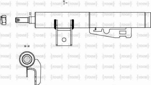 TOOR SG11020 - Ammortizzatore autozon.pro