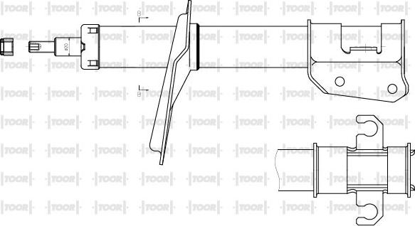 TOOR SG11800 - Ammortizzatore autozon.pro