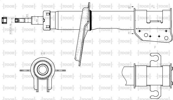 TOOR SG11810 - Ammortizzatore autozon.pro