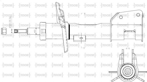 TOOR SG11830 - Ammortizzatore autozon.pro