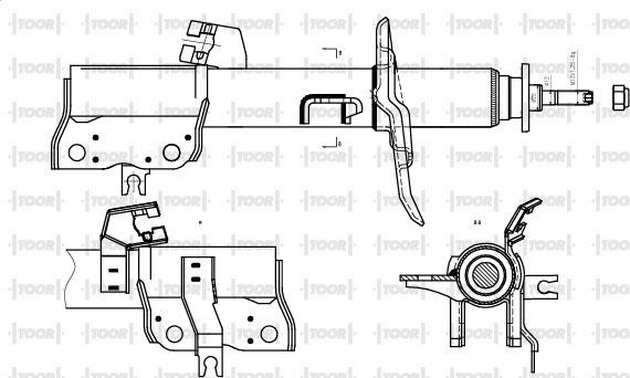 TOOR SG11320 - Ammortizzatore autozon.pro