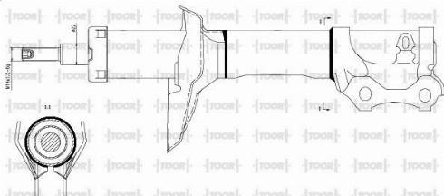 TOOR SG14460 - Ammortizzatore autozon.pro