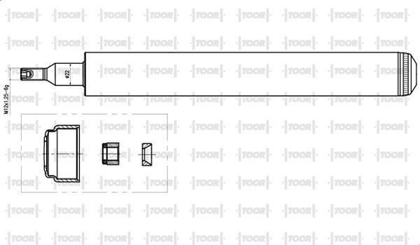 TOOR SG11280 - Ammortizzatore autozon.pro