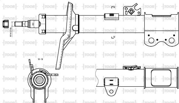 TOOR SG11751 - Ammortizzatore autozon.pro