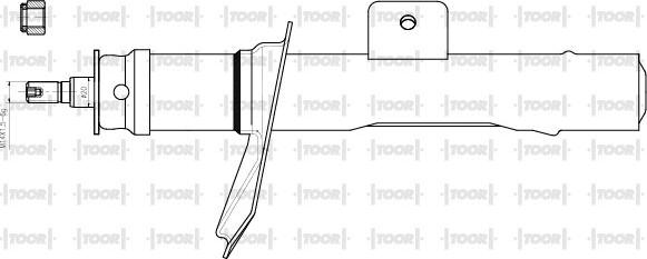 TOOR SG11700 - Ammortizzatore autozon.pro