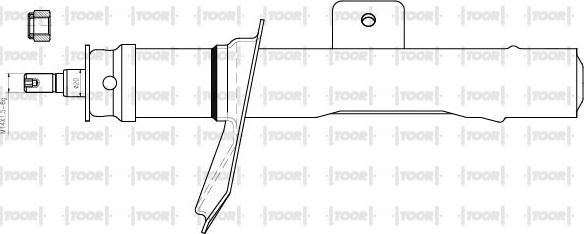 TOOR SG11701 - Ammortizzatore autozon.pro