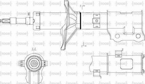 TOOR SG13961 - Ammortizzatore autozon.pro