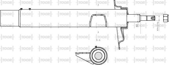 TOOR SG13980 - Ammortizzatore autozon.pro