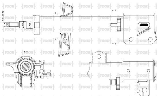 TOOR SG13930 - Ammortizzatore autozon.pro