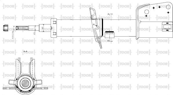 TOOR SG12560 - Ammortizzatore autozon.pro