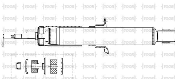 TOOR SG12640 - Ammortizzatore autozon.pro