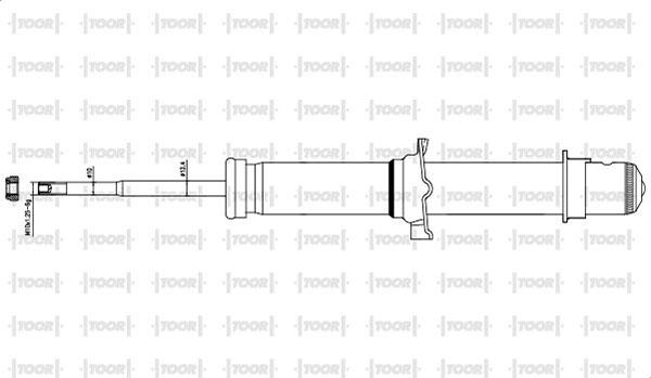 TOOR SG12030 - Ammortizzatore autozon.pro