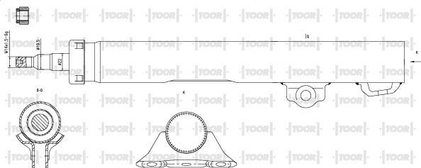 TOOR SG12150 - Ammortizzatore autozon.pro