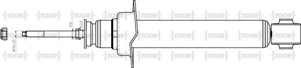 TOOR SG12250 - Ammortizzatore autozon.pro