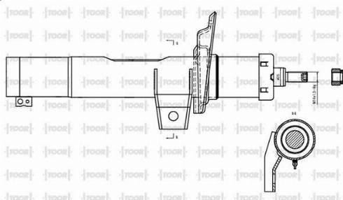 TOOR SG17000 - Ammortizzatore autozon.pro