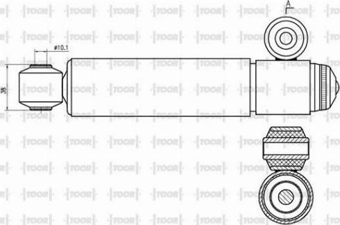 TOOR SO50240 - Ammortizzatore autozon.pro