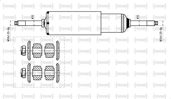 TOOR SO50700 - Ammortizzatore autozon.pro