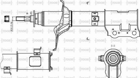 TOOR SO14390 - Ammortizzatore autozon.pro