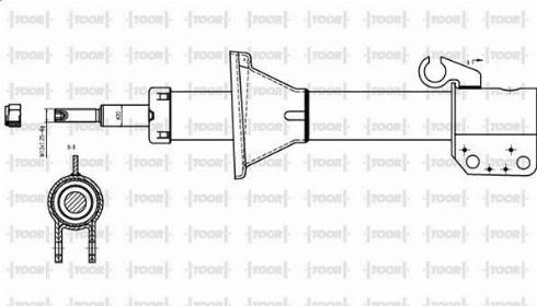 TOOR SO14250 - Ammortizzatore autozon.pro