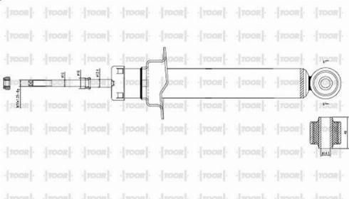 TOOR SO14200 - Ammortizzatore autozon.pro