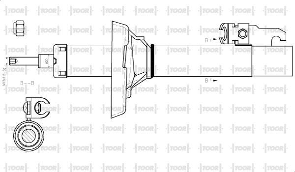 TOOR SO14270 - Ammortizzatore autozon.pro