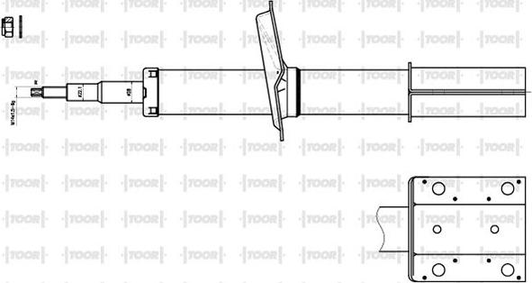 TOOR SO10620 - Ammortizzatore autozon.pro