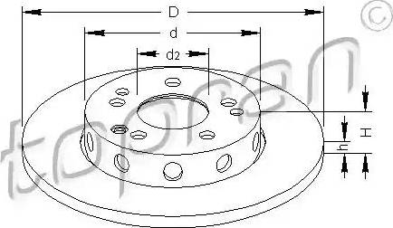 Topran 400 844 - Discofreno autozon.pro