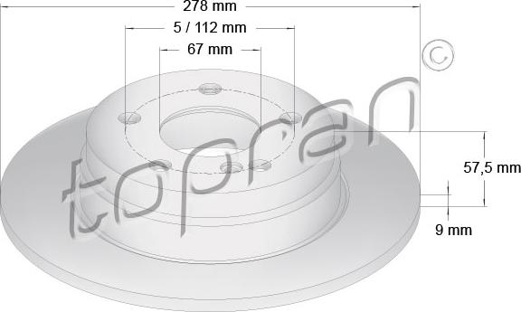 Topran 401 905 - Discofreno autozon.pro