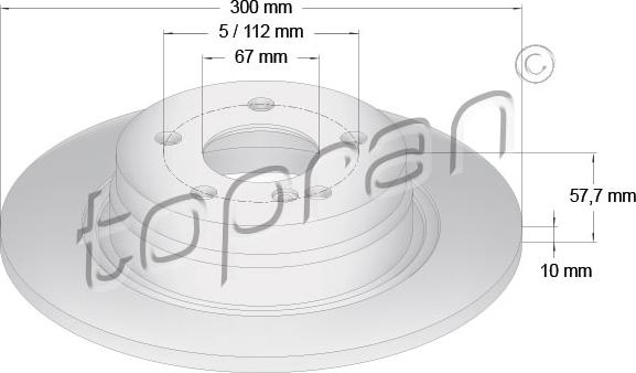 Topran 401 903 - Discofreno autozon.pro