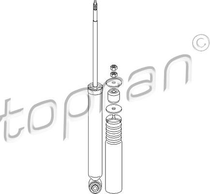 Topran 401 973 - Ammortizzatore autozon.pro