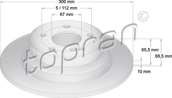 Topran 401 054 - Discofreno autozon.pro