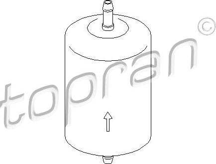 Topran 401 032 - Filtro carburante autozon.pro