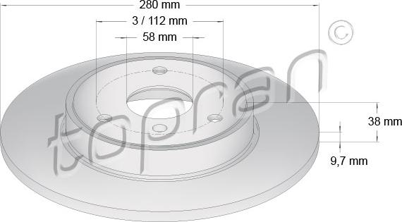 Topran 407 933 - Discofreno autozon.pro