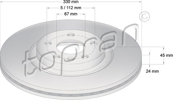 Topran 504 055 - Discofreno autozon.pro