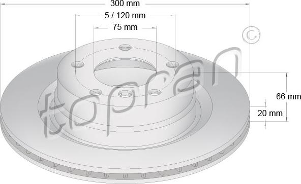 Topran 500 949 - Discofreno autozon.pro