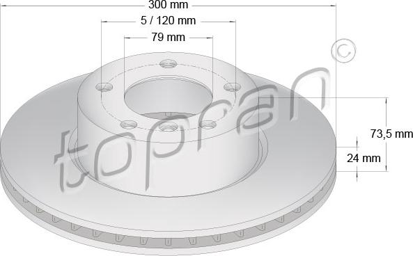 Topran 500 947 - Discofreno autozon.pro