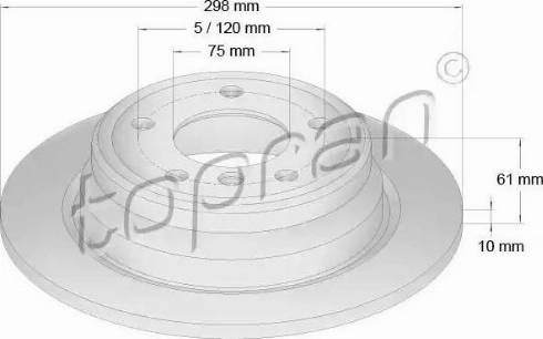 Topran 500 574 - Discofreno autozon.pro