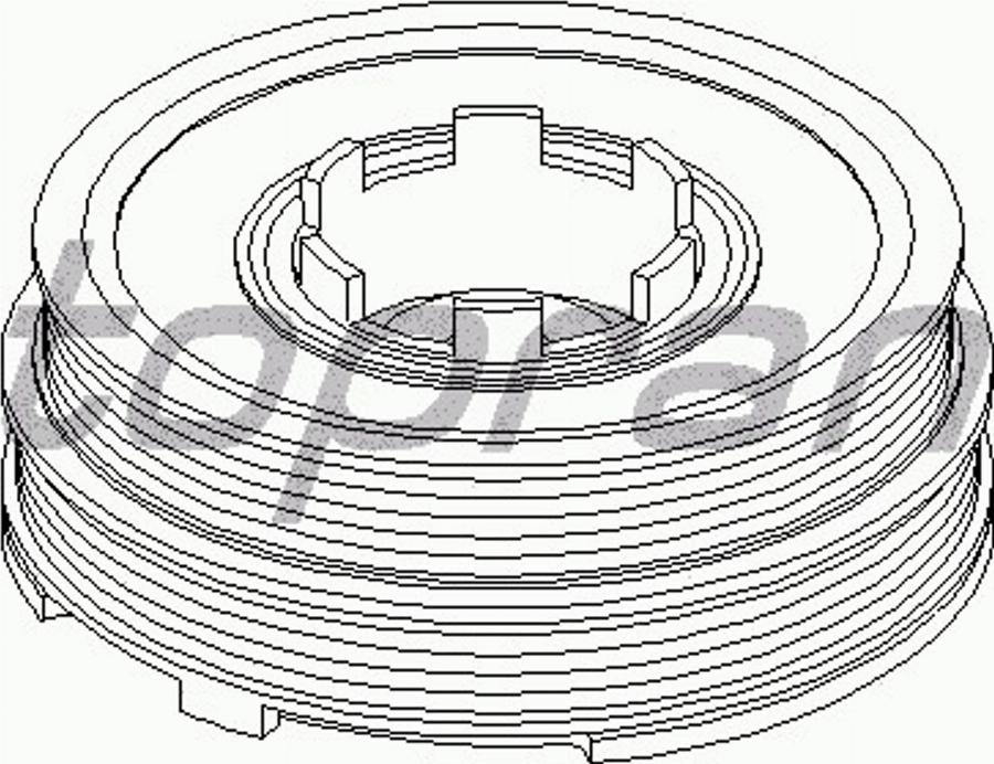 Topran 500 625 755 - Puleggia cinghia, Albero a gomiti autozon.pro