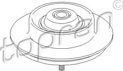 Topran 500 870 - Supporto ammortizzatore a molla autozon.pro