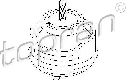 Topran 500 278 - Sospensione, Motore autozon.pro