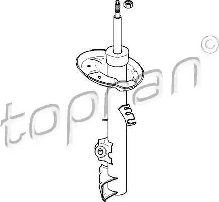 Topran 501 620 - Ammortizzatore autozon.pro