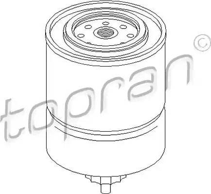 Topran 501 183 - Filtro carburante autozon.pro