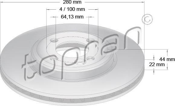 Topran 501 713 - Discofreno autozon.pro